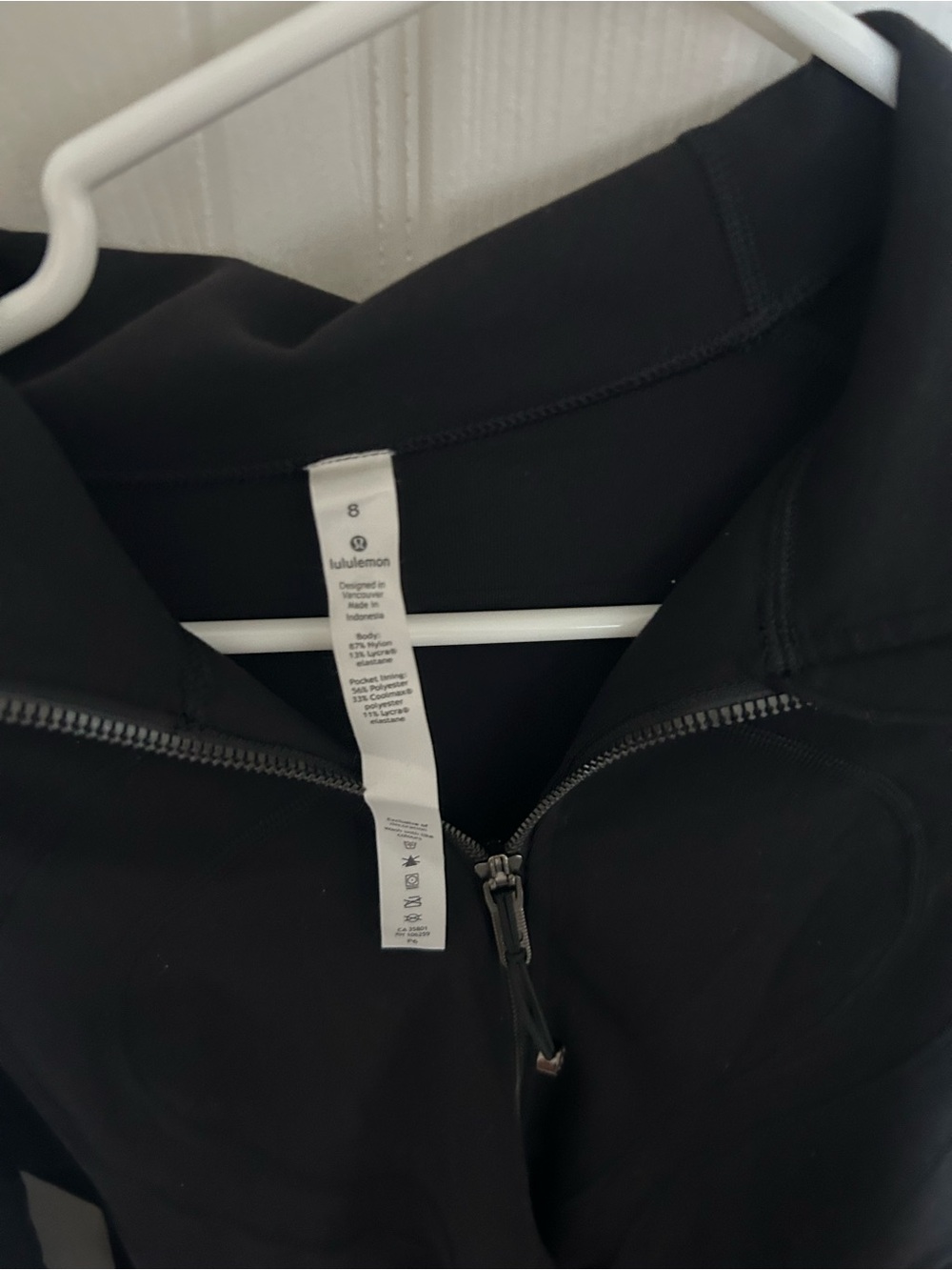 lululemon athletica Black Full-Zip Jacket